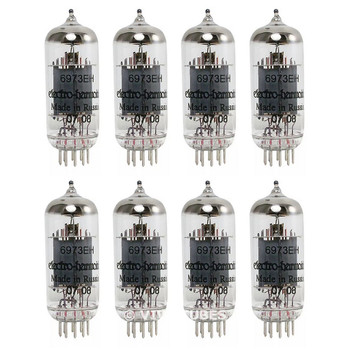 Brand New In Box Current Matched Octet (8) 6973  Electro-Harmonix Vacuum Tubes