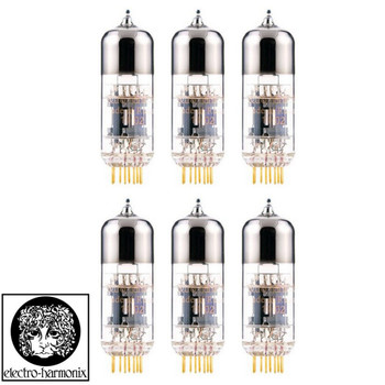 New Matched Sextet (6) Electro-Harmonix 6H30Pi GOLD PINS Vacuum Tubes