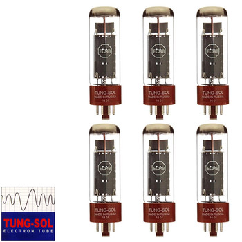 New Matched Sextet (6) Tung-Sol EL34B Vacuum Tubes