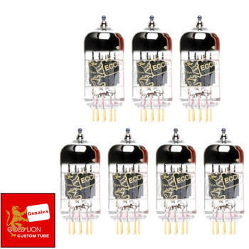 Genalex Reissue 12AU7 ECC82 Gain Matched Septet (7) STABDARD PINS Vacuum Tubes