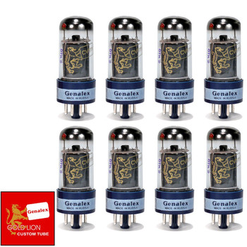 Brand New Genalex Reissue 6V6GT 6V6 Current Matched Octet (8) Vacuum Tubes