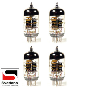 Gain Matched Quad (4) Svetlana 6N1P [6DJ8] [Winged =C= SED Reissue] Vacuum Tubes