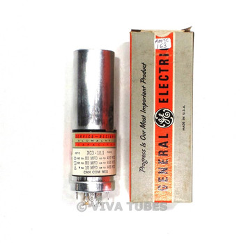 NOS NIB GE XC3-18.1 80-80-10 MFS 450-450-400 VDC ElectrolyticCapacitor