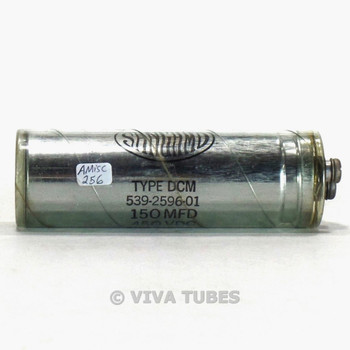 NOS Sangamo Type DCM 539-2596-01 150 MFD 450 VDC Electrolytic Can Capacitor