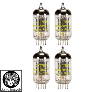 Brand New Gain Matched Quad (4) Electro-Harmonix 12AT7 ECC81 Vacuum Tubes