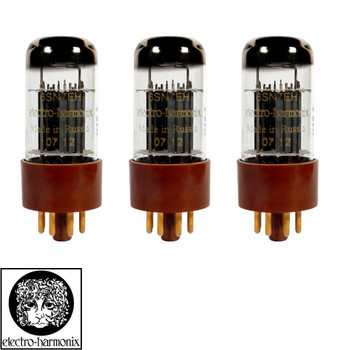 Brand New Gain Matched Trio (3) Electro-Harmonix 6SN7 Gold Pin Vacuum Tubes