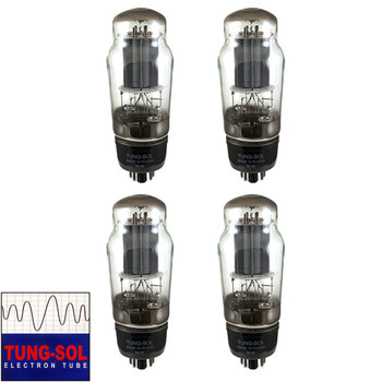 New Plate Current Matched Quad (4) Tung-Sol Reissue 6L6G Fat Bottle Vacuum Tubes