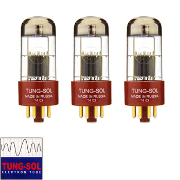 Brand New Gain Matched Trio (3) Tung-Sol Reissue 6SL7 Gold Pin Vacuum Tubes