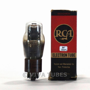 True NOS NIB RCA USA 1626 Black Plate D Getter Vacuum Tube