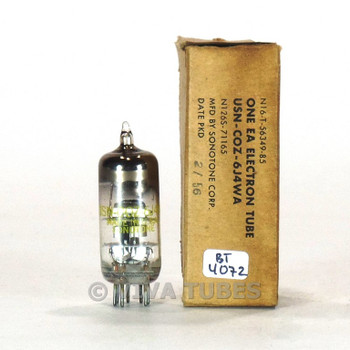 True NOS NIB Sonotone USA USN-COZ-6J4WA Silver Plate Top [] Get Vacuum Tube 100%