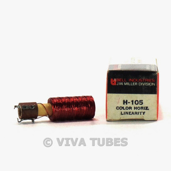 NOS NIB Vintage Miller H-105 Color Horizontal Linearity Coil Transformer