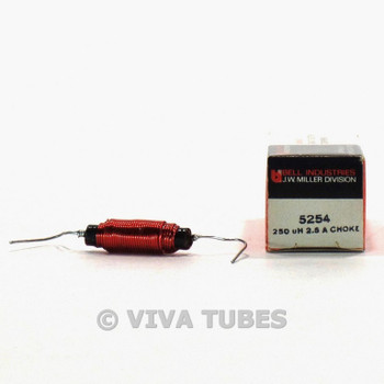 NOS NIB Vintage Miller 5254 Choke 250uH 2.5A