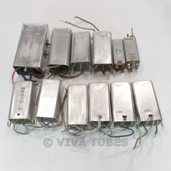 Vintage Lot of 12 Unknown  IF/RF Tuning Coil Radio HAM Frequency Transformers