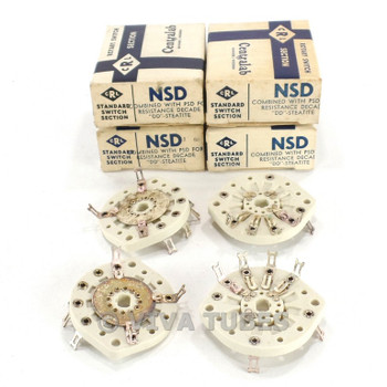 NOS NIB Vintage Lot of 4 Centralab Ceramic Rotary Switch Wafers