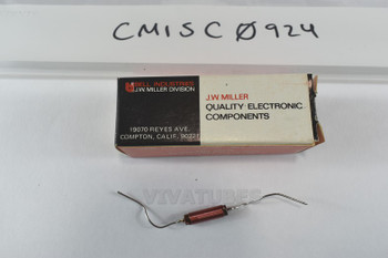 NOS NIB J.W. Miller 4606 2.4 uH 1500 mA. R.F Filter Choke 1/2"