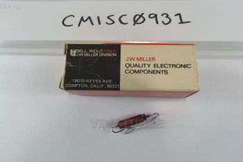 NOS NIB J.W. Miller 4604 1.5uH 1.8A. R.F. Choke Filter 1/2"