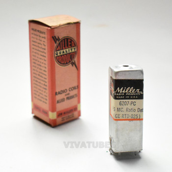 NOS NIB Miller 6207-PC 4.5 MC Ratio Detector Coil (GE-RTD-025)