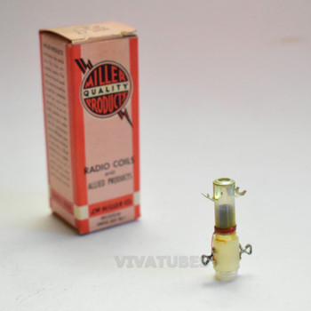 NOS NIB Miller 4201 .3-.58 uH Adjustable R.F Filter Choke 1 1/2"