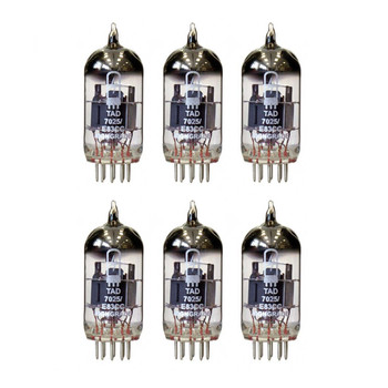 New Matched Sextet (6) TAD 7025 / E83CC-Cz  / 12AX7 High Grade Vacuum Tubes