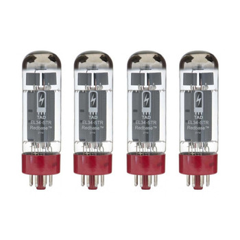 New Matched Quad (4) TAD EL34-STR Redbase Vacuum Tubes