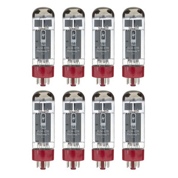 New Matched Octet (8) TAD EL34-STR Redbase Vacuum Tubes