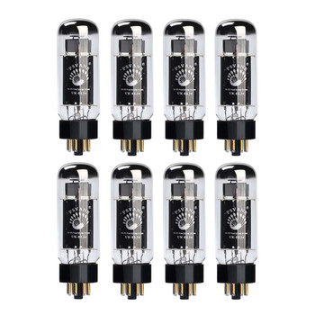 New Matched Octet (8) Psvane UK-EL34 Black Plate Vacuum Tubes