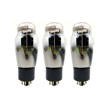 New Matched Trio (3) Linlai 6SN7 Hifi Black Plates Gold Pins Shouldered Vacuum Tubes