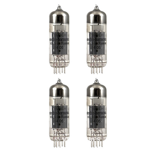 Brand New In Box Matched Quad (4) 6BM8 ECL82 Electro-Harmonix Vacuum Tubes