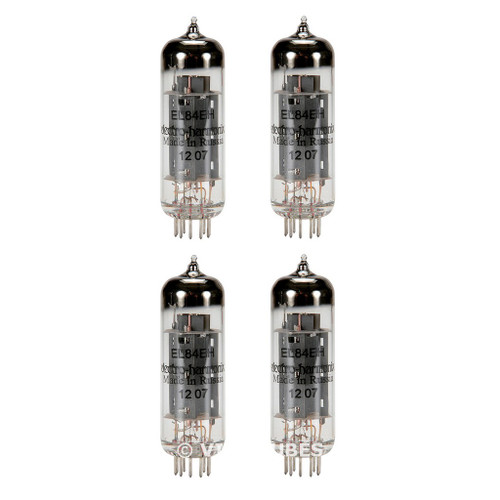 Brand New Current Matched Quad (4) Electro-Harmonix EL84 6BQ5 Vacuum Tubes