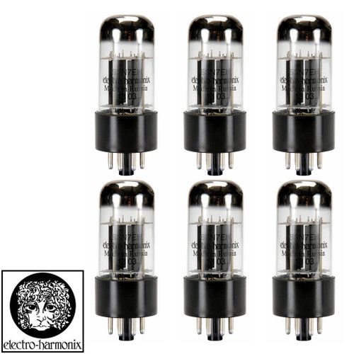 Brand New Matched Sextet (6) Electro-Harmonix 6SN7 Vacuum Tubes