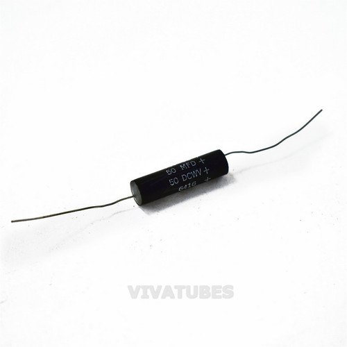 Vintage Aerovox Electrolytic Axial Capacitor .50uF 50V