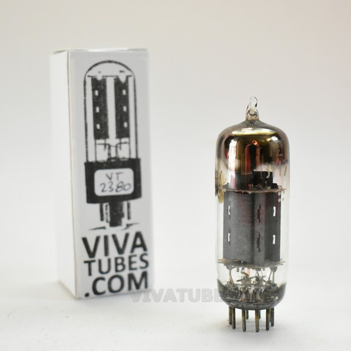 Tests NOS GE USA 12BH7 Grey OVAL Plate Top Fat D Get Vacuum Tube