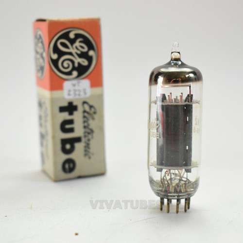 True NOS NIB GE USA 12BH7A Grey Ladder Plate Top O Get Vacuum Tube 100+%