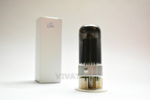 True NOS Sylvania USA 7C5 Black Plate Top O Get Smoked Glass Vacuum Tube