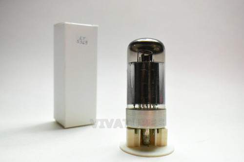 Tests NOS Sylvania US 7C5 Black Plate Top O Get Smoked Glass Vacuum Tube 100+%
