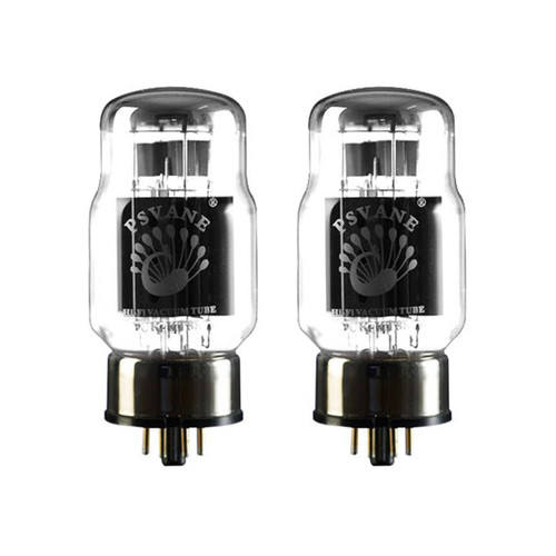 New Matched Pair (2) Psvane UK-KT88 Black Plate Vacuum Tubes
