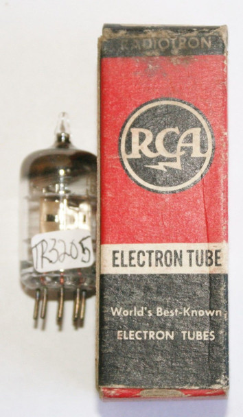 NOS NIB RCA USA 6AK5 [5654 EF95] SILVER PLATE Vacuum Tube 100%+ Little Dot