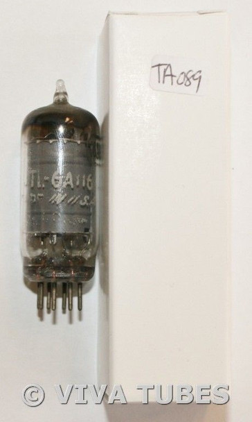 Vintage Tung-Sol USA JTL-6AU6 [EF94] Gray Plate Top Fat D Get Vacuum Tube 65%