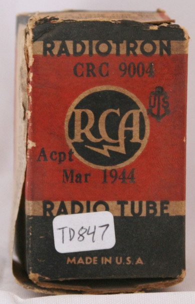 NIB RCA USA CRC-9004 Vacuum Tube