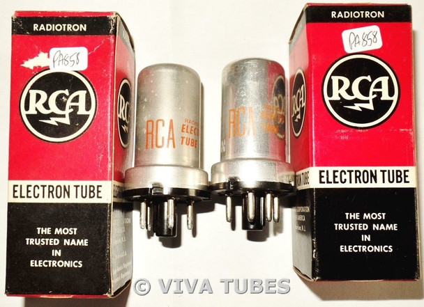 NOS NIB Matched Pair RCA Radiotron USA 0Z4 Metal Vacuum Tubes 100+%