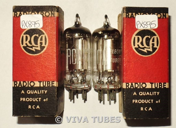 NOS NIB Date Matched Pair RCA USA 1S4 [DL1] Zenith Transoceanic Vacuum Tubes