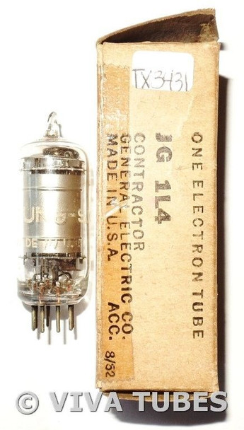 NOS Vintage Tung-Sol USA JTL-1L4 [DF92] Silver Plate 3 Mica Vacuum Tube