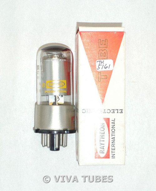 NOS NIB Fivre Italy 12SK7GT Silver Smooth Plate Top O Get Vacuum Tube 100+%