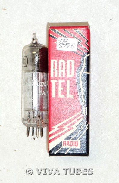 NOS NIB Rad-Tel USA 117Z3 Short Gray Plate Top [] Get S-Rods Vacuum Tube 100+%