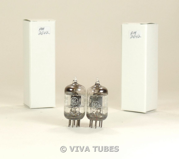 NOS Date Matched Pair GE USA JG-5654/6AK5W Gray Plate Top [] Get Vacuum Tubes