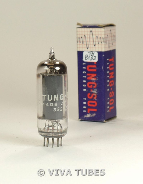 NOS NIB Tung-Sol USA 5763 [6062] Grey Plate Top Foil Strip Get Vacuum Tube 100+%