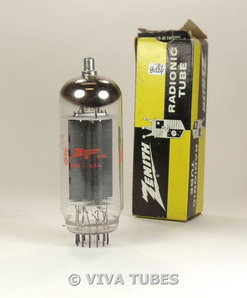 NOS NIB Zenith USA 42KN6 Grey Plate Top 2 Disc Get Vacuum Tube 100+%