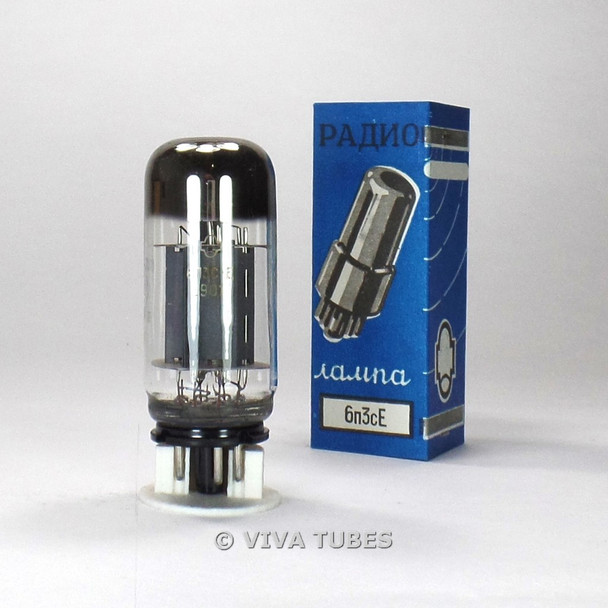 Paire De 2 Tubes électroniques SOVIÉTIQUES 6P3S (équivalent 6L6GT/5881) - Foton Années 60, NOS