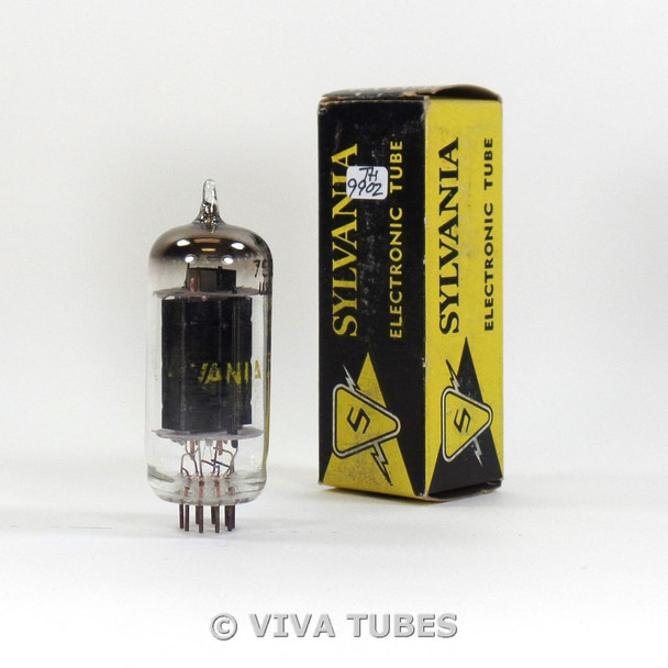 NOS NIB Sylvania USA 7695 Black Plate O Get Vacuum Tube 100+%