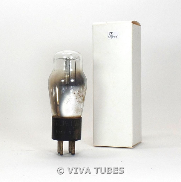 Tests NOS GE USA Type 30 Silver Plate D Foil Get Vacuum Tube 100+%